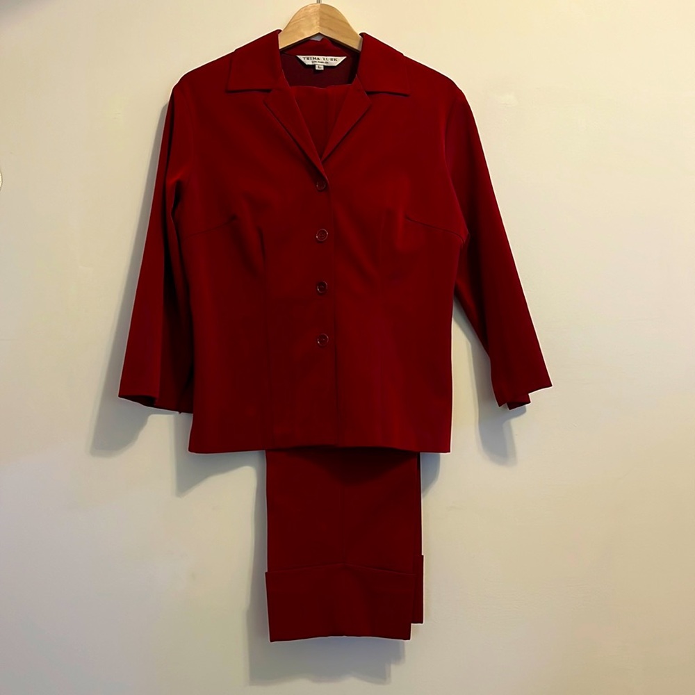 Trina Turk suit jacket & pants size 10